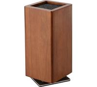 Bloc à couteaux magnétique - Porte-couteaux de cuisine - Rotation 360° - Sans couteaux - 11×11×24,6 cm - Prune