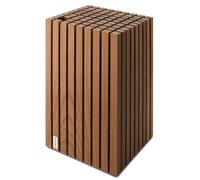 Bloc à découper en bois de hêtre, 13 pièces, dimensions : 34 x 8 x 13,8 cm