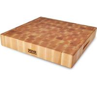 Bloc à éplucher en bois massif de frêne, 18 cm - Planche à découper pour la cuisine