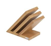 Bloc aimanté en bois de Hêtre pour 6 couteaux