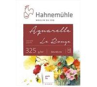 Bloc Aquarelle Le Rouge 325g/M2 100feuilles Grain Fin 30x40cm - Hahnemühle