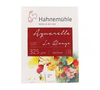Bloc Aquarelle Le Rouge 325g/M2 12feuilles Grain Fin 24x32cm - Hahnemühle