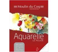Hahnemühle Bloc de papier aquarelle 100 feuilles 325 g 24 x 32 cm Rouge