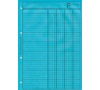 Bloc audit 'Contrôle interne', 4 colonnes, bleu