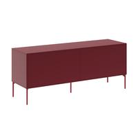 Bloc Banc TV 136 cm Rouge Grenat
