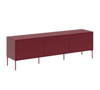 Bloc Banc TV 180 cm Rouge Grenat