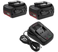 bloc batterie 18V Li-Ion, capacité 6,0Ah, compatible avec les outils Bosch , 2 B 1C