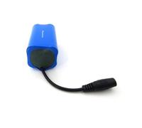 Bloc-batterie - Roame - 7,4 V 5200 mAh - 2 cellules - Pour bateaux appâts modèles télécommandés - Noyau au lithium puissant - Bleu