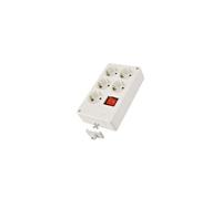 Bloc bipolaire 5 prises avec interrupteur 41221