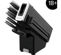Bloc bois de 6 couteaux Ninja StaySharp en acier inoxydable Gris anthracite | K62006EUUK | par SharkNinja