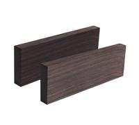 Bloc Bricolage en Bois Bloc Bois Ébauche Manche Extrémités Scellées Contre Fendillement et Déformation Pendant le Stockage Adapté à l'Atelier Artisans Bricolage Domicile Caaux