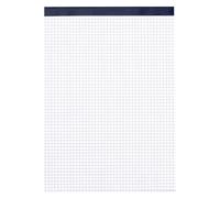 Bloc bureau sans couverture format A4 petits carreaux 100 feuilles