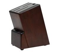 Bloc Couteaux Cuisine Vide, Porte-couteau En Noyer Bloc De Couteaux Cuisine Maison Couteau Support Rangement Fournitures Durable et élégant