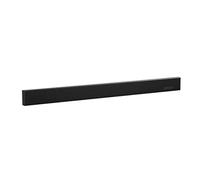 Bloc Couteaux Cuisine Vide, Porte-couteau Magnétique Pour Mur En Acier Inoxydable Suspendu Couteau Bande Support De Rangement Ustensiles Métal Durable et élégant(Black,50CM)