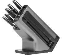 Bloc Couteaux Ninja Foodi StaySharp K32006EU, Avec Affûteur Intégré, Ensemble 6 Pièces, Lames Aiguisées, Noir