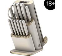Bloc couteaux Ninja StaySharp de 13 pièces avec aiguiseur amovible - Pierre/Or Pierre/Or | NK32013EUUKSD1 | par SharkNinja