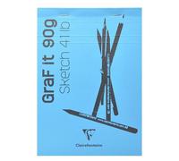 GraF'it bloc agrafé 80F A6 90g - Bleu ciel