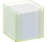 Bloc cube avec boîtier 'Luxbox' vert, équipé