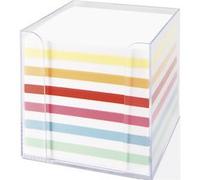 Bloc cube avec boîtier, plastique, transparent