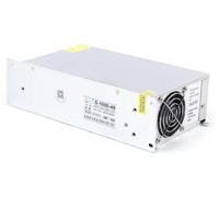 Bloc d'alimentation 48 V CC 1 000 W - Bloc d'alimentation à découpage industriel - Entrée 220 V - Alimentation par transformateur - Argent