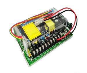 Bloc d'alimentation à découpage 12 V 5 A pour système de contrôle d'accès avec protection contre l'inversion de polarité, récupération automatique, alliage d'aluminium compact 100-240 V CA vers DC