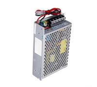 Bloc d'alimentation à découpage sans interruption 60 W, AC 100-240 V à 12 V/24 V CC double sortie avec port de charge de batterie pour systèmes de contrôle de caméra de sécurité, boîtier en aluminium