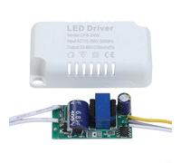 Bloc d'alimentation LED à courant constant pour plafonnier - Intensité variable - Transformateur - Anneau rond - Plaque lumineuse CA 176-265 V CC 24-82 V 230 mA 58 x 30 x 20 mm (unité simple carrée 12