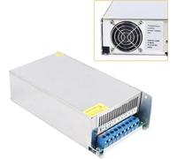 Bloc d'alimentation LED - Alimentation à découpage 48 V - 1 000 W, 20 A - Indice de protection IP63 (étanche) - Ventilateur intégré - Entrée 220 V CA - Pour usage intérieur - Blanc
