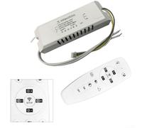 Bloc d'alimentation LED sans fil - Portée : 30 m - Plastique (25-36 W) | Large entrée CA 85-265 V, utilisable dans le monde entier, 50-60 Hz pour la fréquence, stable pour les espaces résidentiels