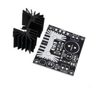 Bloc d'alimentation linéaire réglable avec LM317/LM338/LT1083, DC 1,5 V-30 V réglable jusqu'à 7 A, compact 60 x 48 mm avec dissipateur thermique pour projets électroniques (LM338)