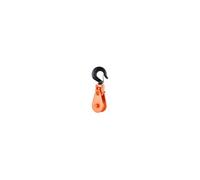 Bloc d'arrachage poulie de mouflage robuste 2 T avec crochet pivotant