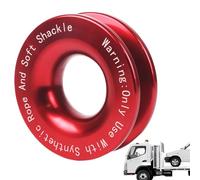 Bloc d'arrachement de treuil - Kit de récupération de manille souple, anneau de récupération portable en d'aluminium de 100 kg | Poulie de bloc d'arrachage robuste, kit d'accessoires de treuil