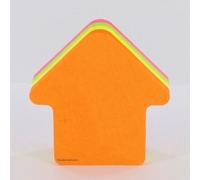 Bloc De 200 Feuilles De Notes Adhésives Repositionnables En Forme De Flèche ? Assortiment De Couleur Fluo