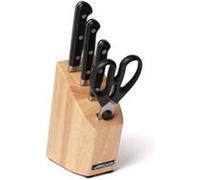 Bloc de 3 couteaux + 1 ciseaux en acier inoxydable Arcos 228700 inox et noir G