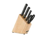 Arcos Bloc de 3 couteaux + ciseaux 285000 Noir Universel