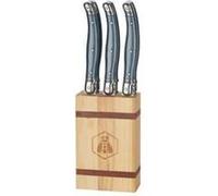 Bloc de 6 couteaux Laguiole avec manche en plastique G