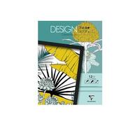 DESIGN HOME BOOK, Bloc de 12 feuilles 250g/m2 au format 13x17cm