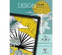 Bloc de 6 motifs home book adultes 13x17 les plantes G