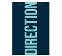 Bloc de bureau Direction agrafé A5 100 feuilles petits carreaux 70 g - Bleu