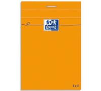 Bloc de bureau Oxford 14,8 x 21 cm agrafés - 5 x 5 mm - 80 feuilles