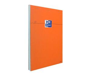 Bloc de bureau Oxford A4 agrafées orange 5 X 5 - 80 Feuilles