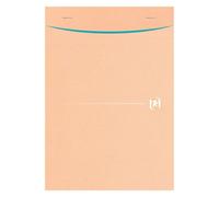 Bloc de bureau recyclé Touareg Oxford A5 14,8 x 21 cm agrafé- 5 x 5 - 80 feuilles