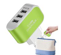 Bloc De Charge pour Appareils Multiples - Prise Chargeur USB 3 Lumineux - Adaptateur Mural Intelligent - pour Smartphone et Appareils Domestiques