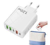 Bloc de Chargeur, Bloc de Chargeur de téléphone,Cube Adaptateur de Prise 5 Ports - Cube Adaptateur de Prise, de de Voyage, Bloc de de Charge, Brique de, tête de de