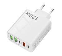Bloc de chargeur de téléphone, brique de charge de téléphone portable | Bloc de prises de charge à 5 ports | Adaptateur de voyage pour prise, bloc de prise, cube adaptateur de prise