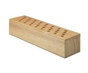 Bloc de ciseaux en bois Westcott AC-112TIDY pour 32 couteaux pour enfants G