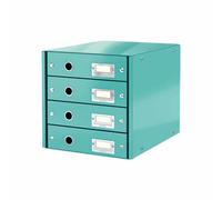 Bloc de classement 4 tiroirs Click & Store Wow - Menthe
