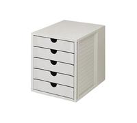 Boîte de rangement HAN fermée / 1450-11 275 x 330 x 320 mm gris clair, polystyrène (PS)