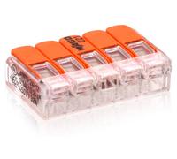 Bloc de connexion à 5 voies, 50 pièces, transparent, 32 A, 450 V, conforme à la norme UL 94 V2