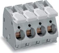 Bloc de connexion à ressort WAGO 6,00 mm², 4 pôles, 2716-104, WAGO, gris, 30 pièces